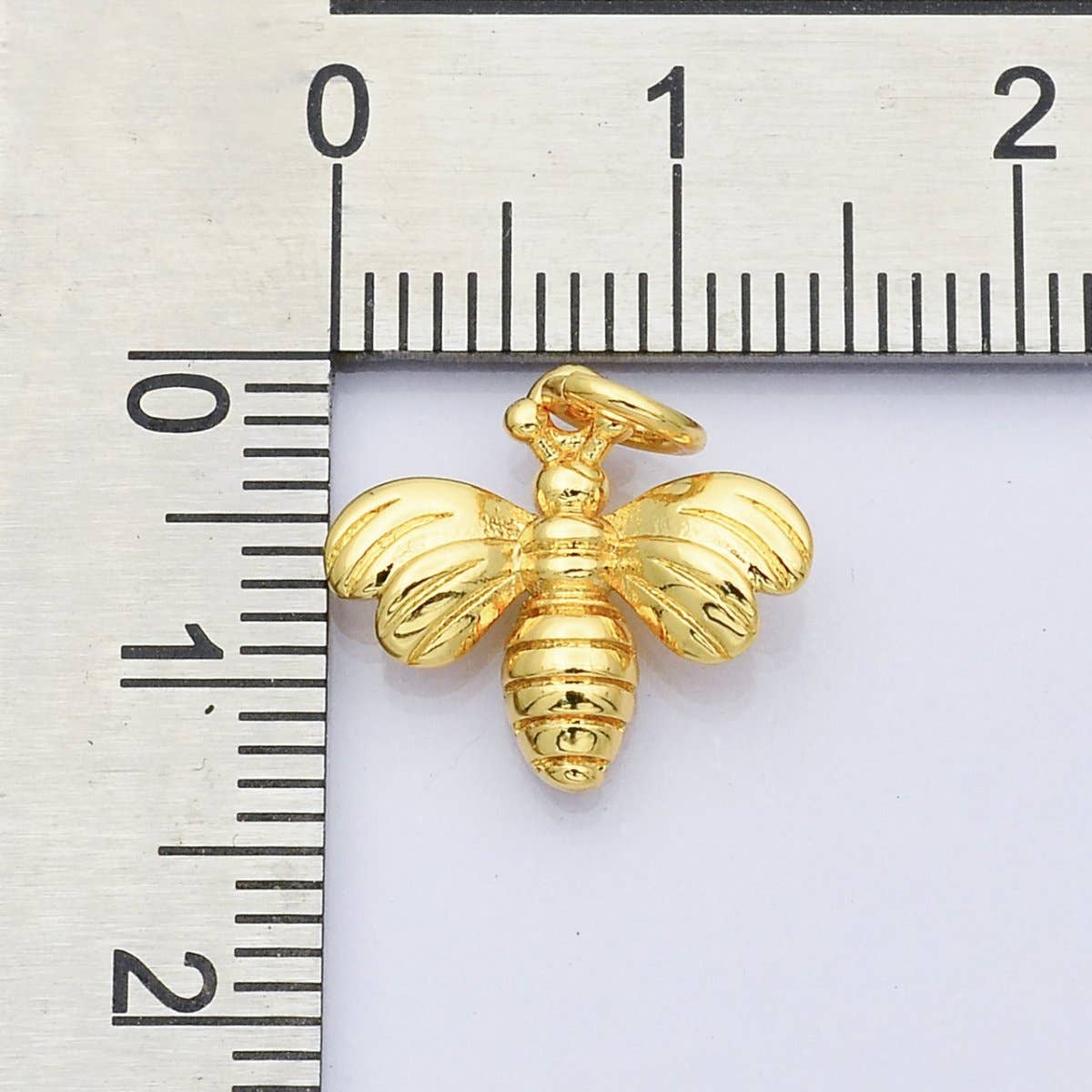 Aim Eternal - 14K Gold Filled Minimalist Bee Insect Charm | D201