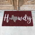 Howdy Texas State Coir Doormat | Southern Welcome Doormat