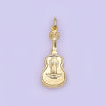 24K Gold Filled Guitar Musical Instrument Multidimensional 3D Charm | N122