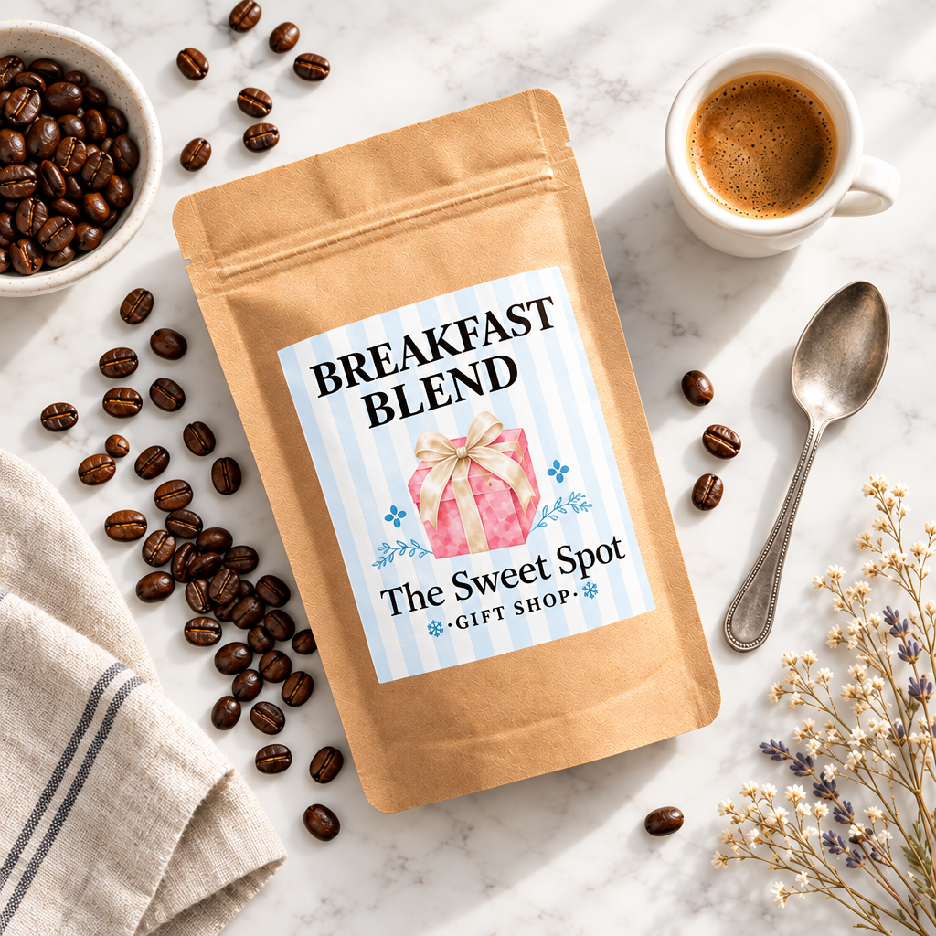 Breakfast Blend Flat Lay