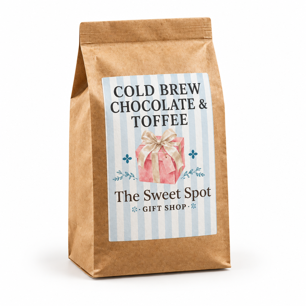 Cold Brew Chocolate & Toffee - White Background