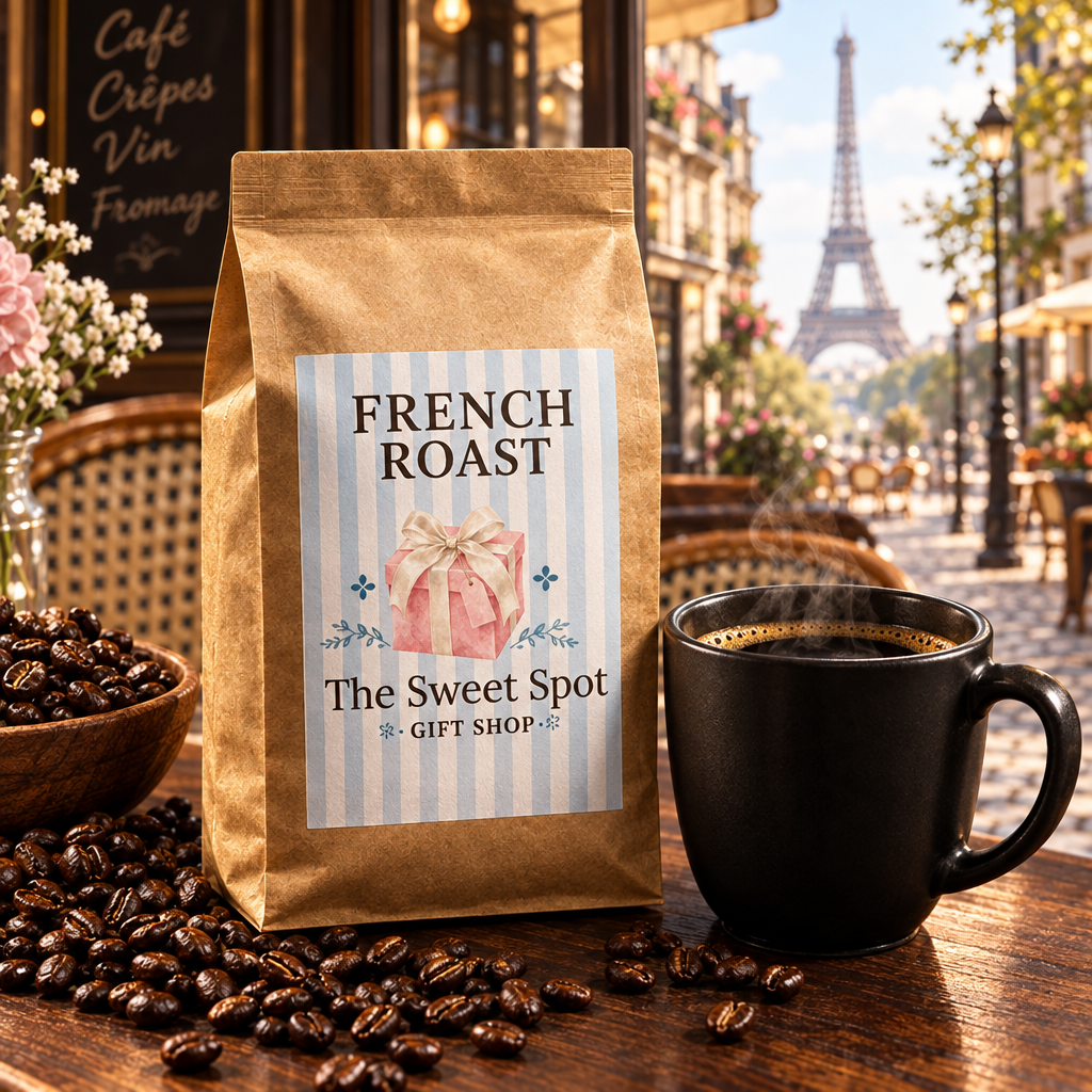 French Roast Coffee - France Background