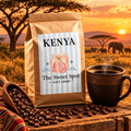 Kenya Coffee Bag - Safari with Elephants