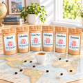 Single Origin Coffee Sample Pack - World Map