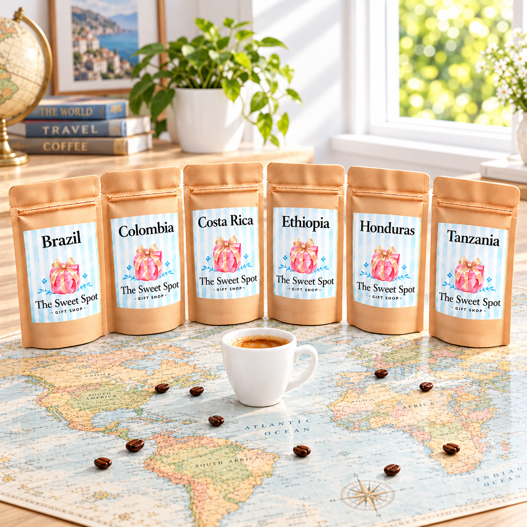 Single Origin Coffee Sample Pack - World Map